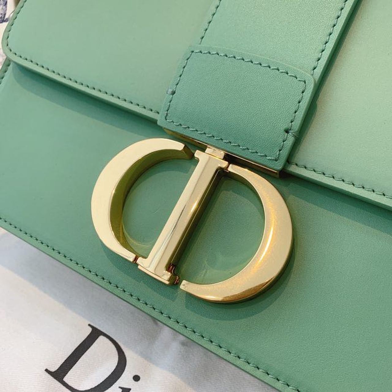 GLAMI MeGLAMIum 30 Montaigne Bag Deep Mint Green Box For Women 24cm/9in CD