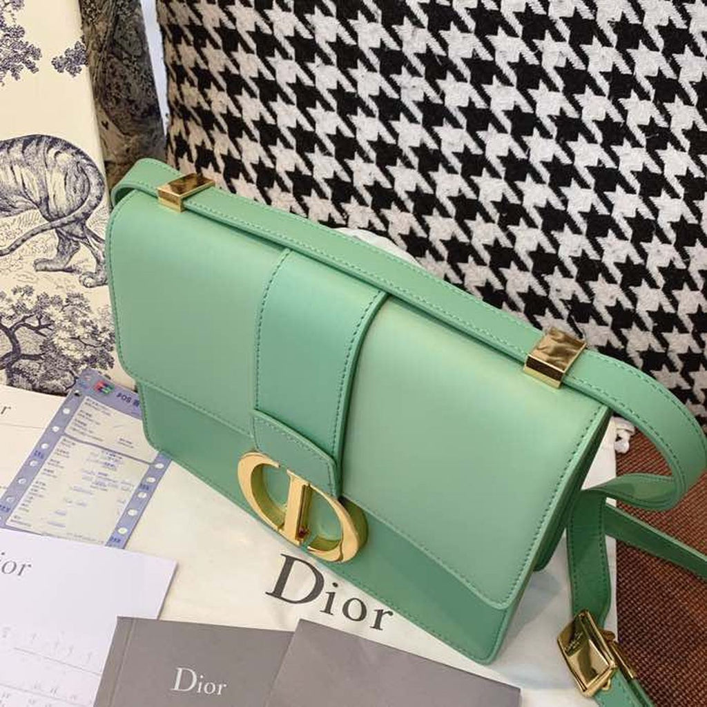 GLAMI MeGLAMIum 30 Montaigne Bag Deep Mint Green Box For Women 24cm/9in CD