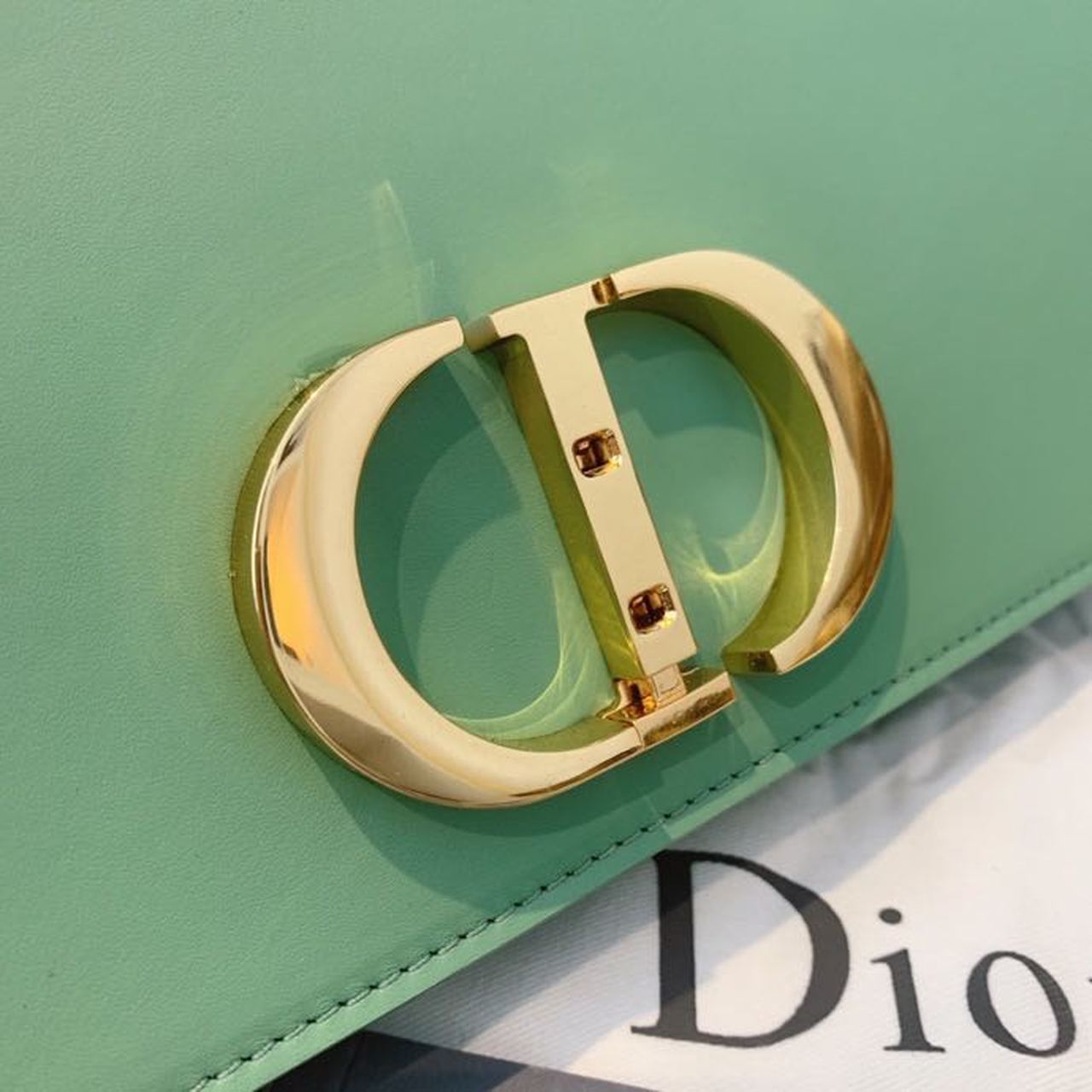 GLAMI MeGLAMIum 30 Montaigne Bag Deep Mint Green Box For Women 24cm/9in CD