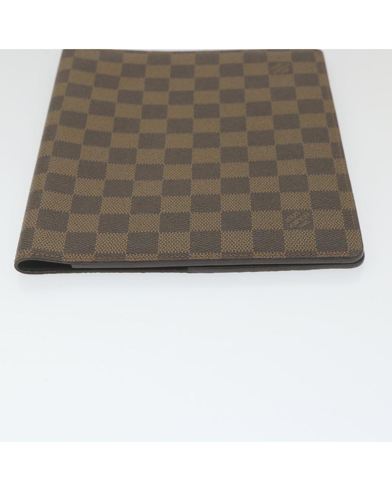 Louis Vuitton Agenda PM Damier Ebene Canvas Planner