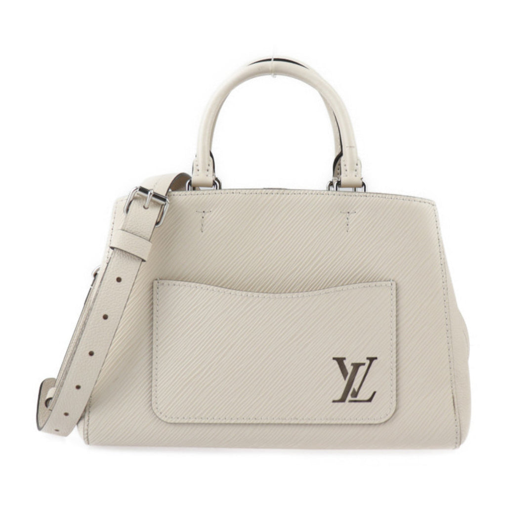 Epi Leather Tote Bag with Playful Details and Removable Pocket