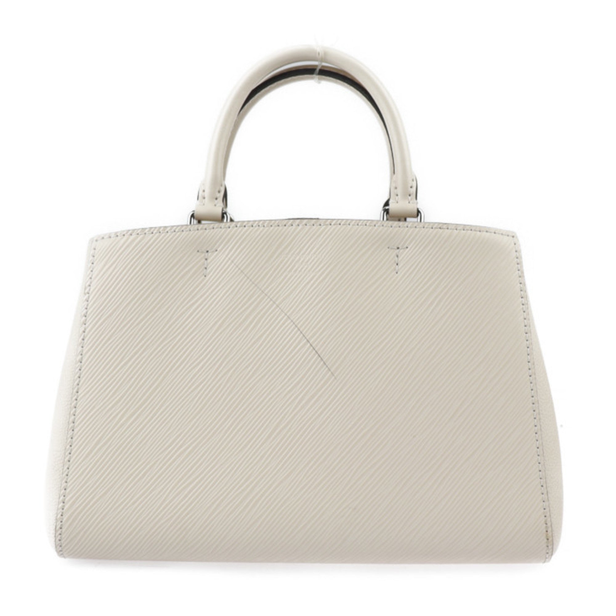 Epi Leather Tote Bag with Playful Details and Removable Pocket