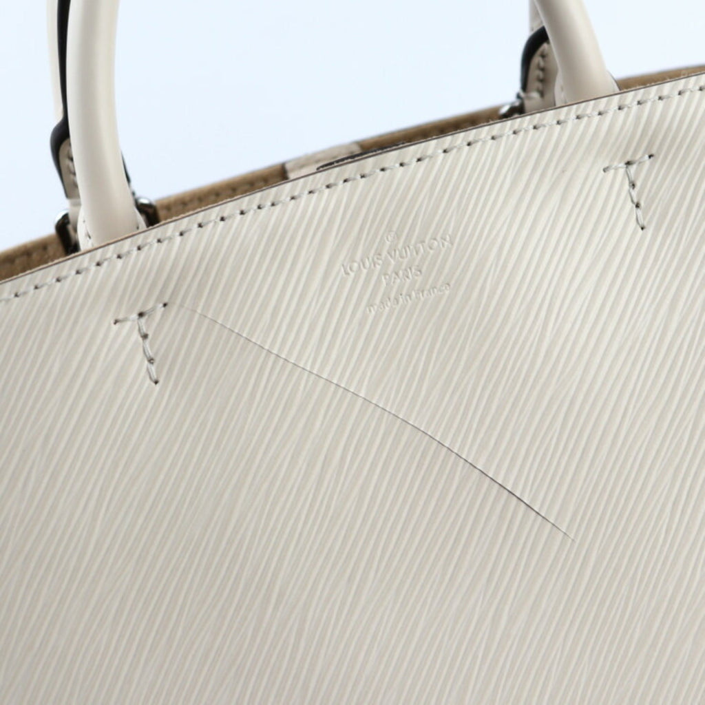 Epi Leather Tote Bag with Playful Details and Removable Pocket