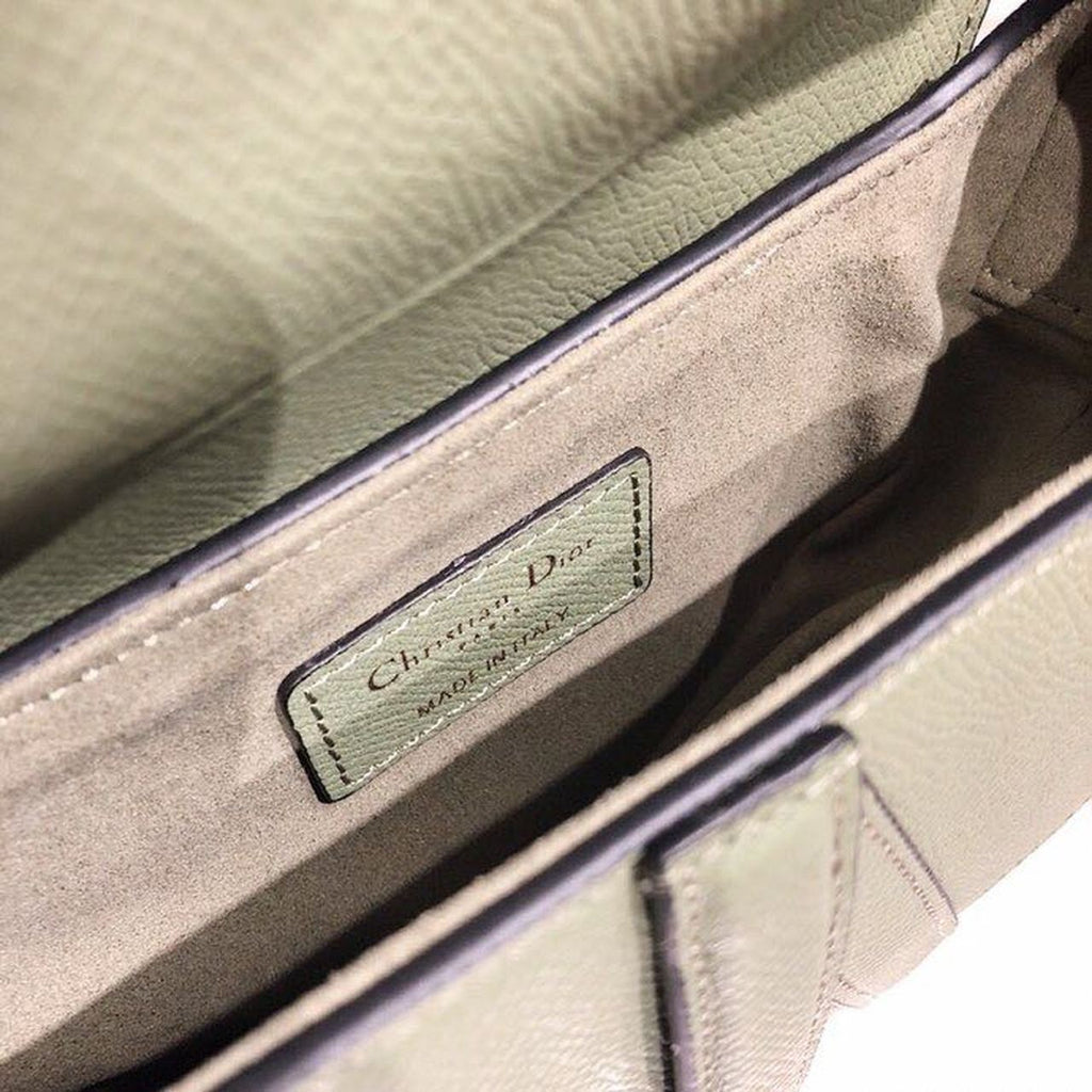 GLAMI Saddle Bag GLAMIdar Green Grained Canvas Spring For Women 20cm/8in CD