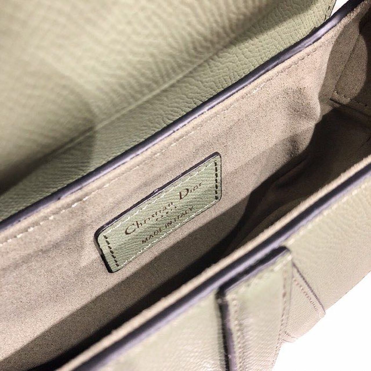 GLAMI Saddle Bag GLAMIdar Green Grained Canvas Spring For Women 20cm/8in CD