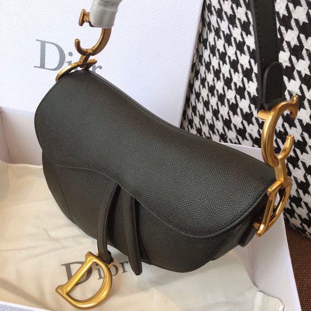 GLAMI Saddle Bag Black Grained For Women 10in/25cm CD M0446CBAA_M900