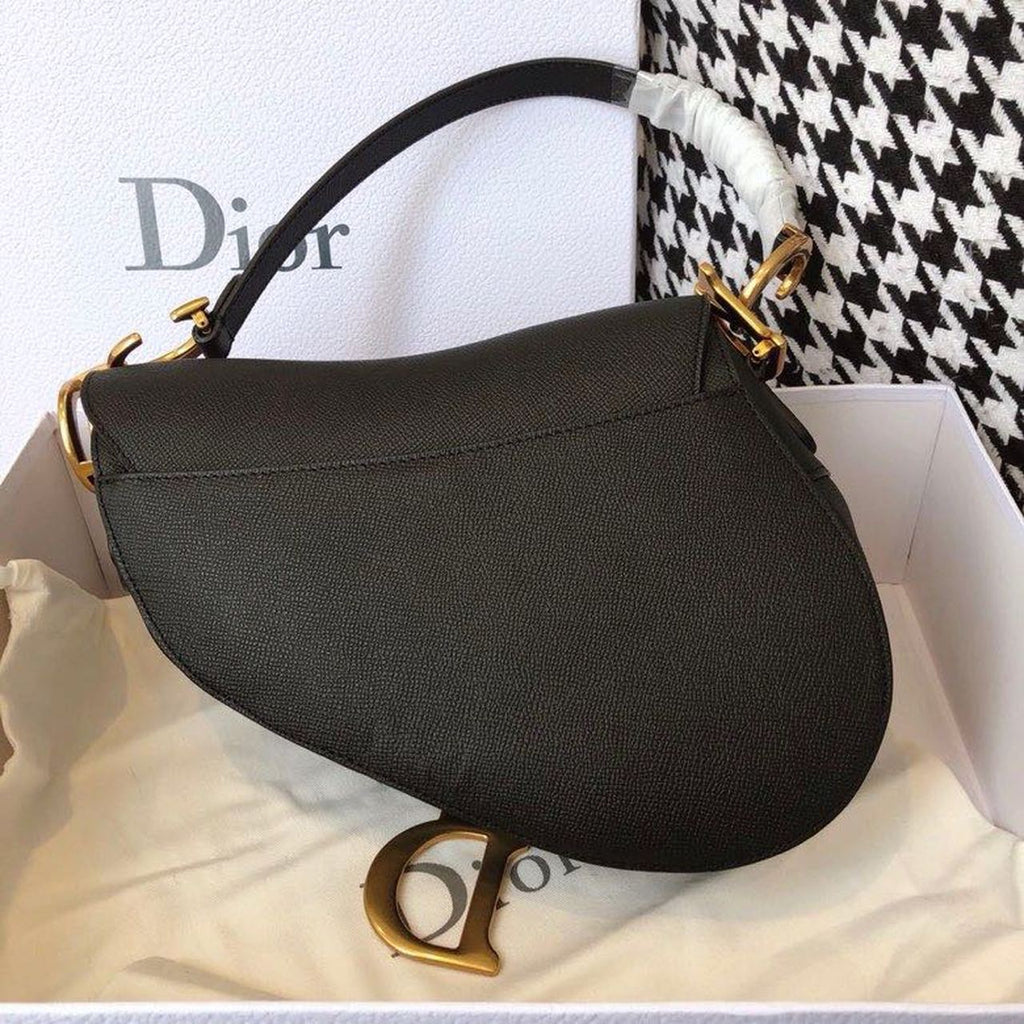 GLAMI Saddle Bag Black Grained For Women 10in/25cm CD M0446CBAA_M900