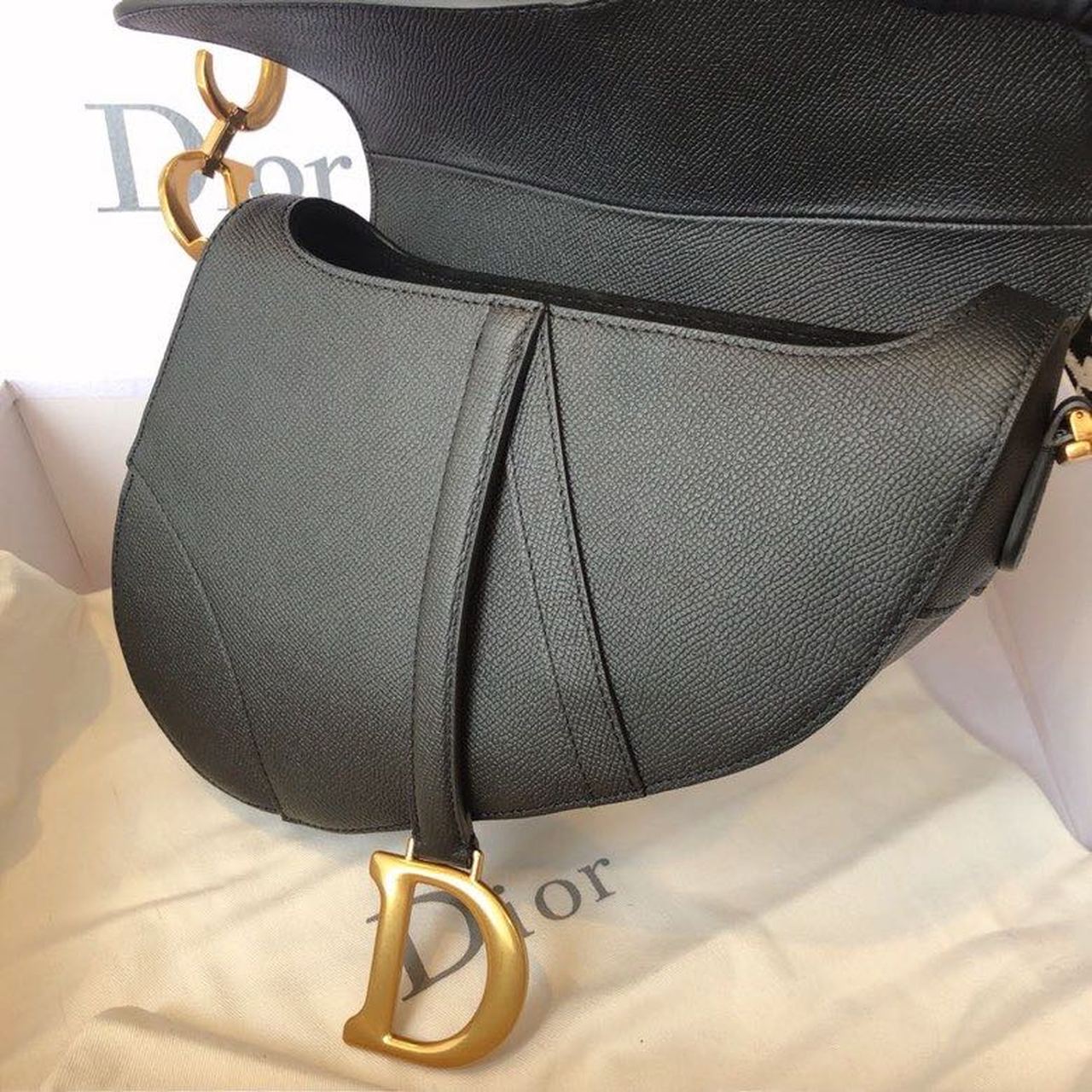 GLAMI Saddle Bag Black Grained For Women 10in/25cm CD M0446CBAA_M900