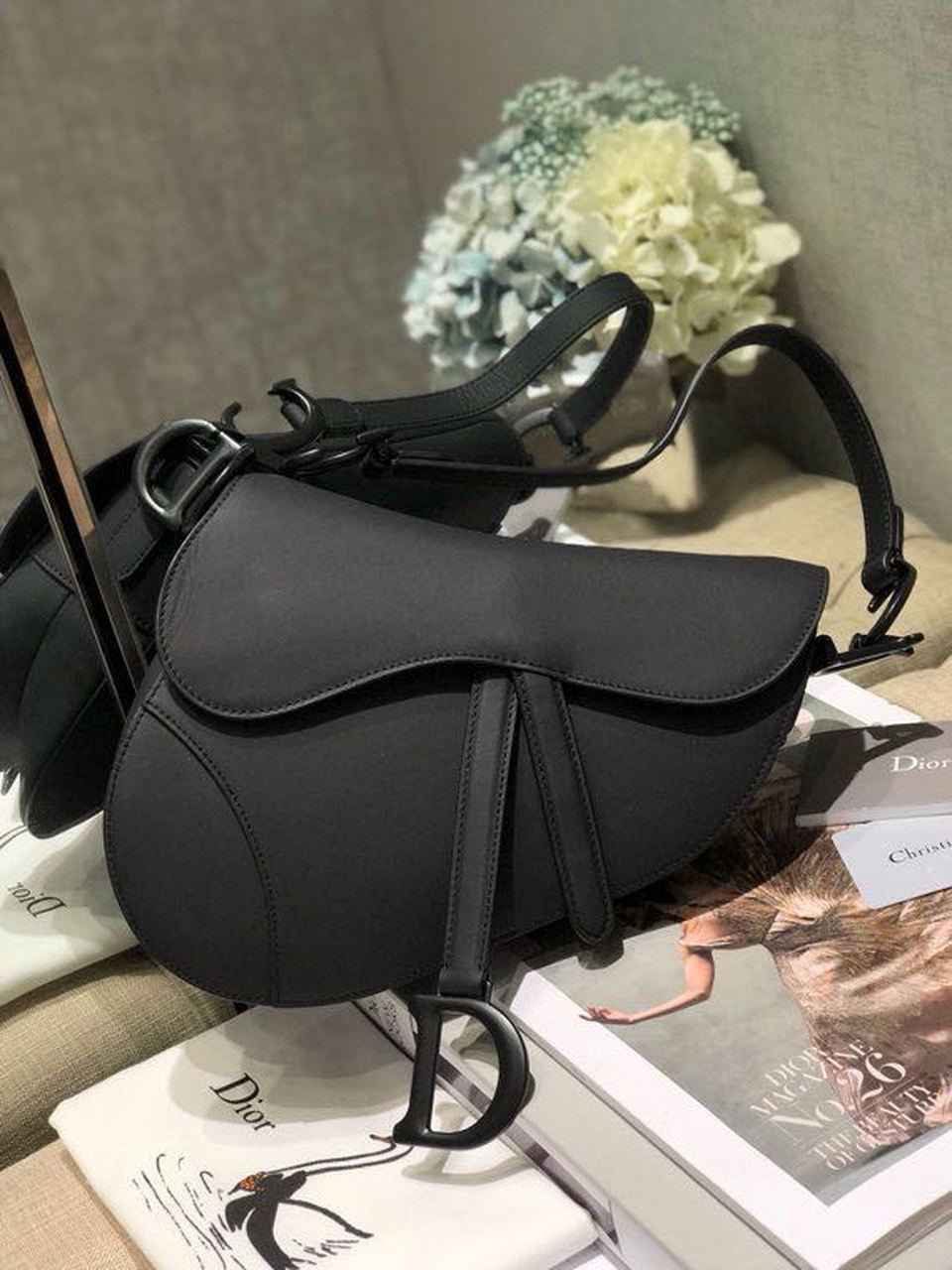GLAMI Saddle Bag Black For Women 10in/26cm CD M0446SLLO_M989