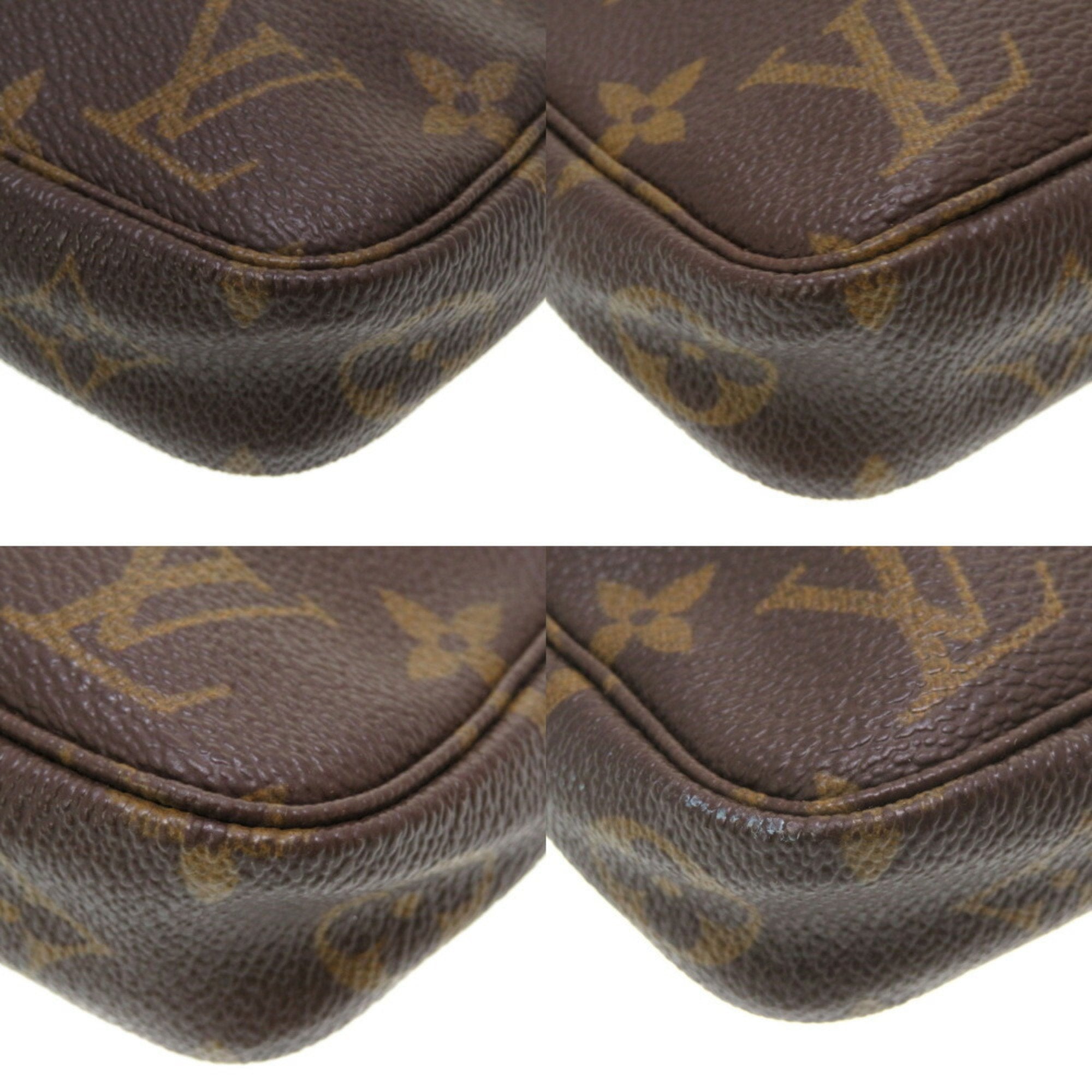 Monogram Canvas Mini Accessory Pouch with Removable Strap