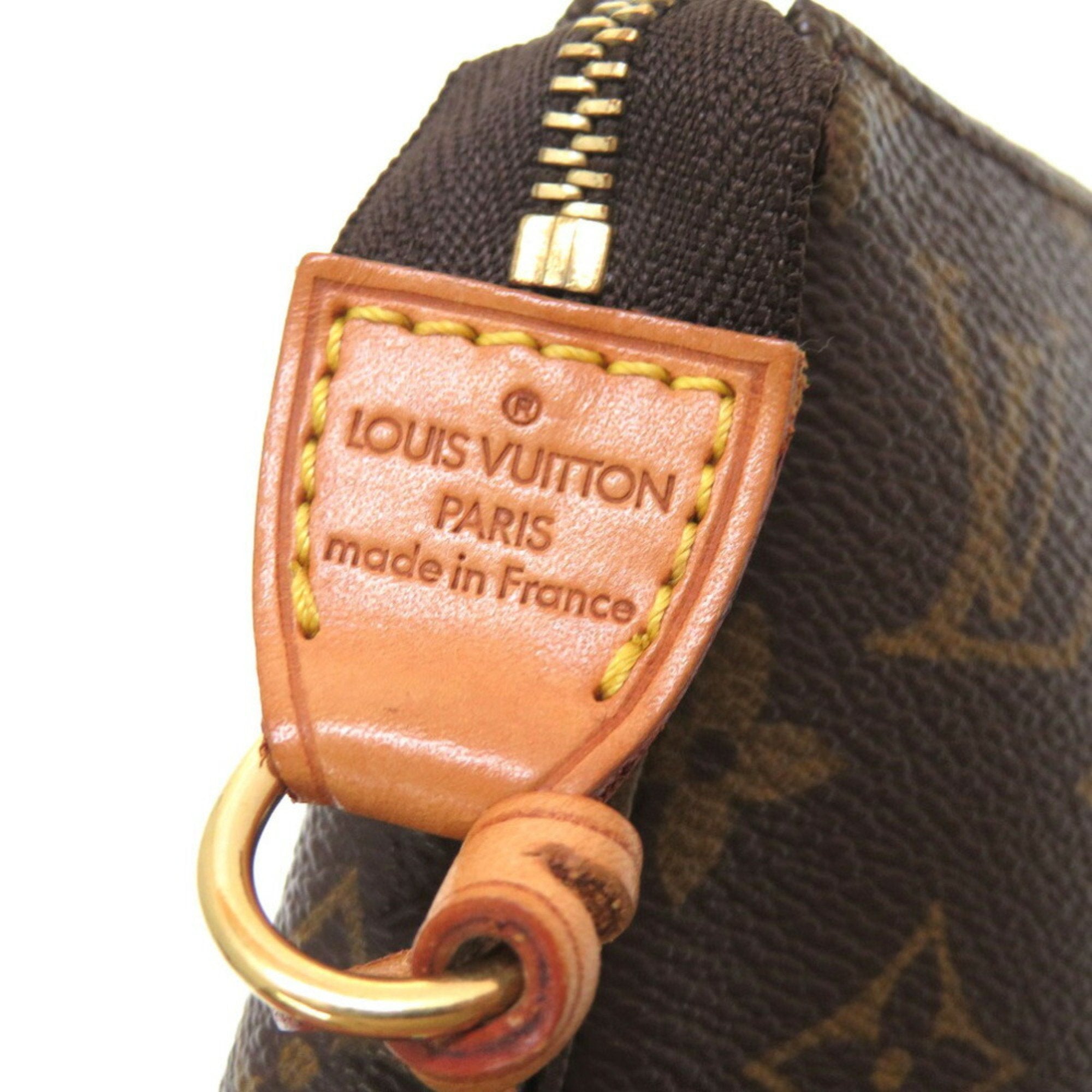 Monogram Canvas Mini Accessory Pouch with Removable Strap