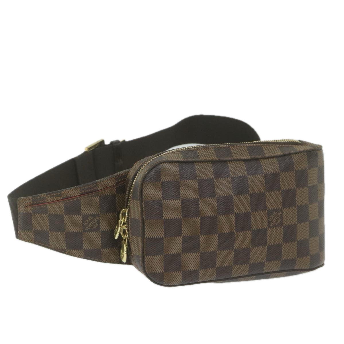 Classic Checkered Canvas Shoulder Bag