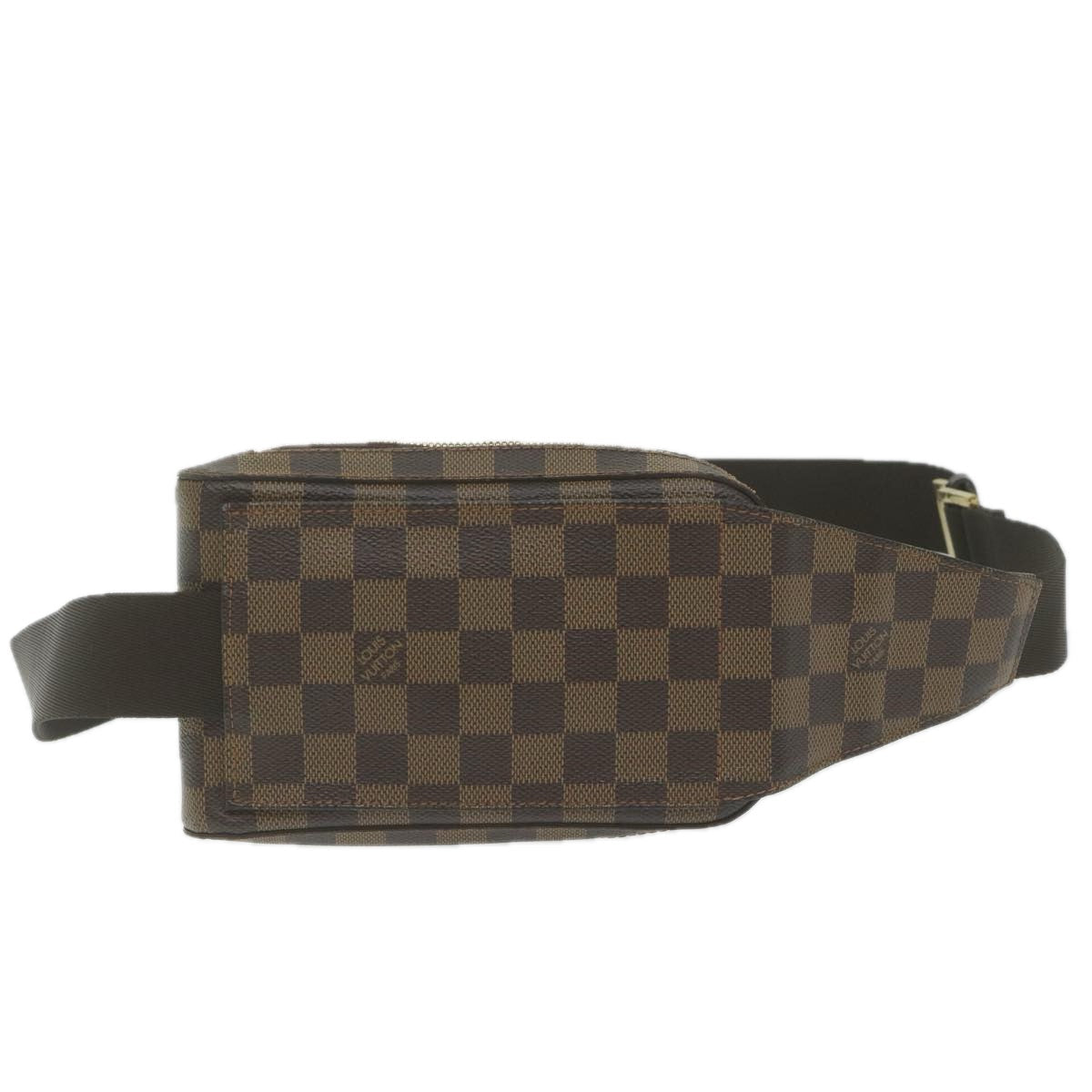 Classic Checkered Canvas Shoulder Bag