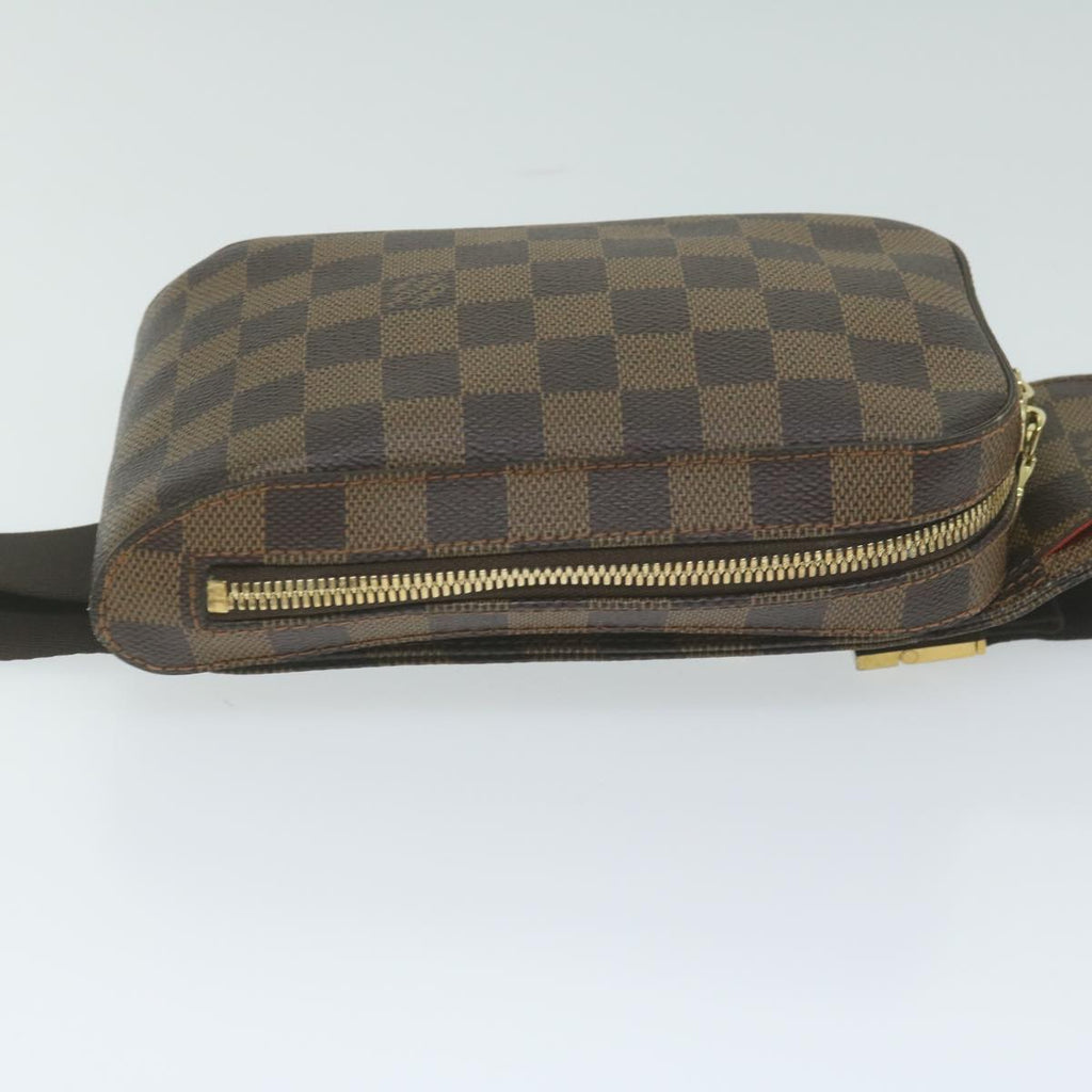 Classic Checkered Canvas Shoulder Bag
