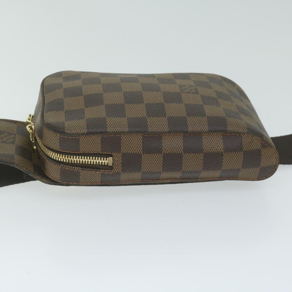 Classic Checkered Canvas Shoulder Bag