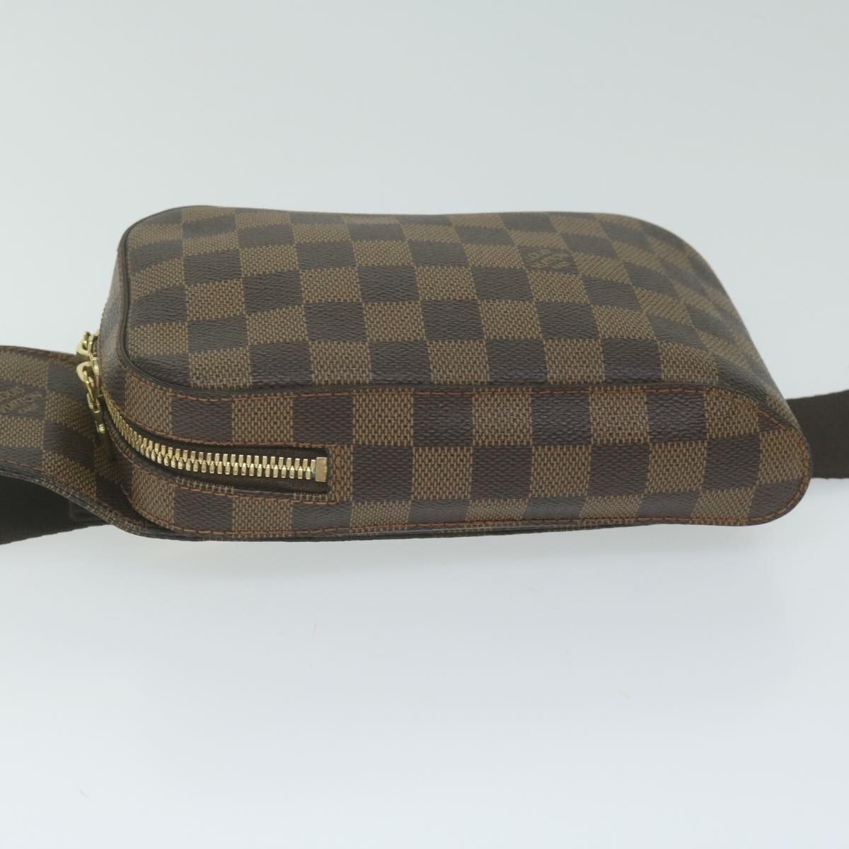 Classic Checkered Canvas Shoulder Bag