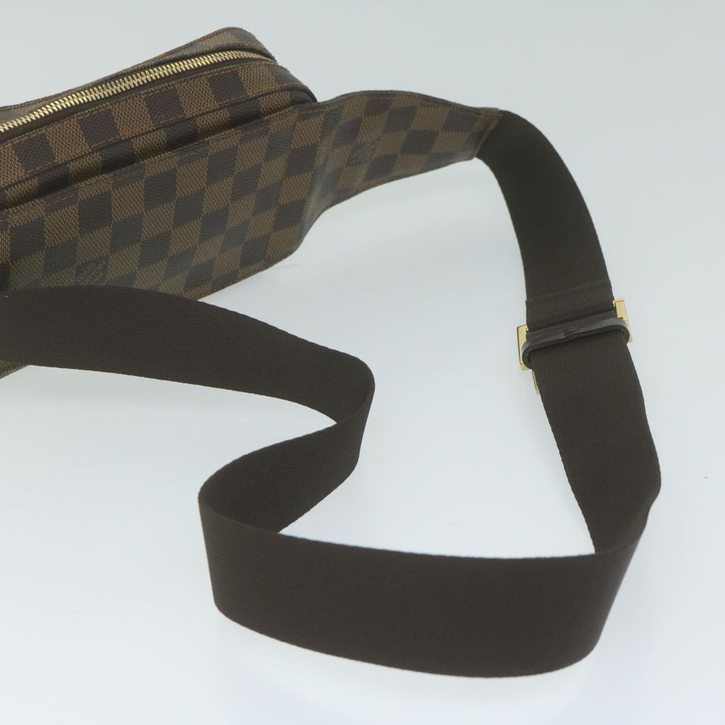 Classic Checkered Canvas Shoulder Bag