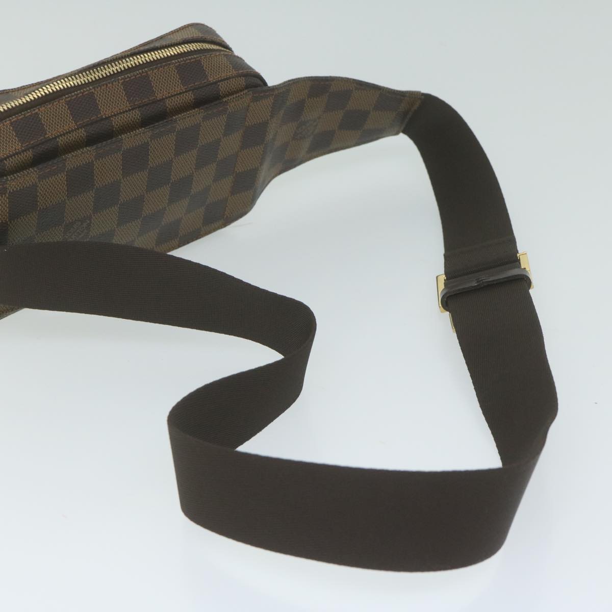 Classic Checkered Canvas Shoulder Bag