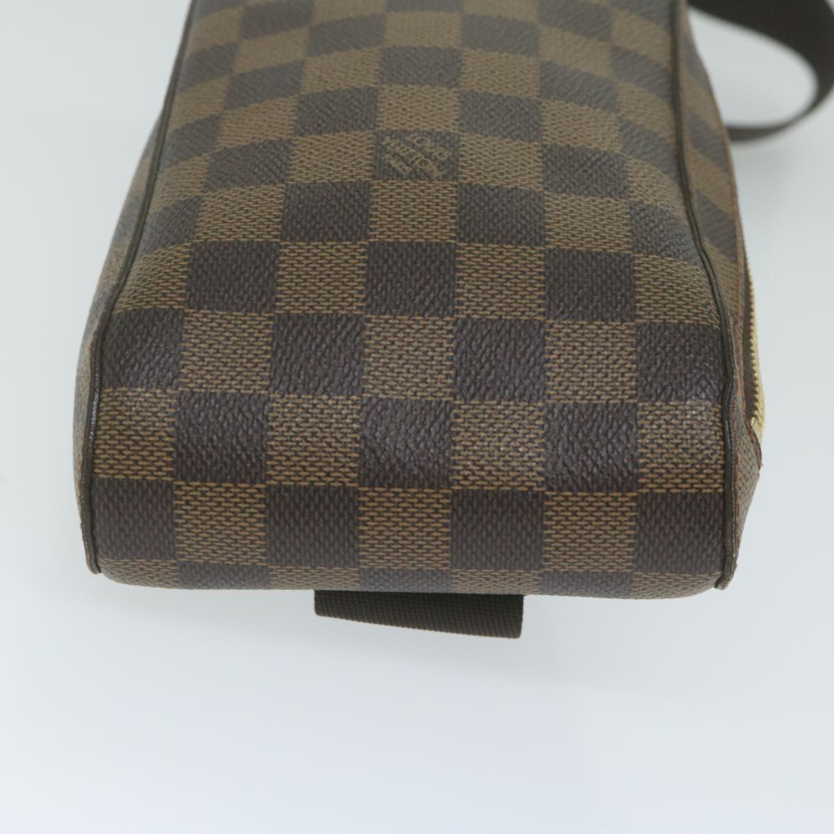 Classic Checkered Canvas Shoulder Bag