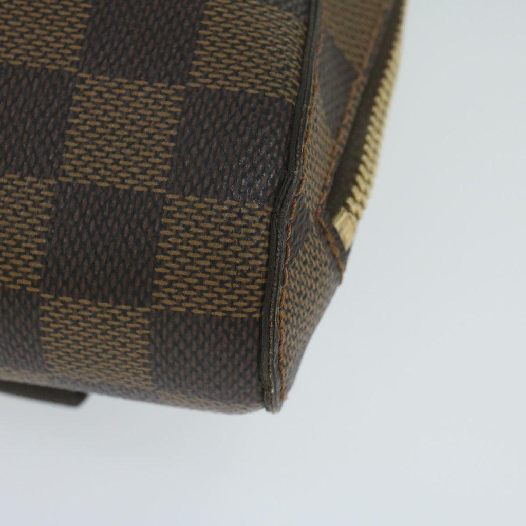 Classic Checkered Canvas Shoulder Bag