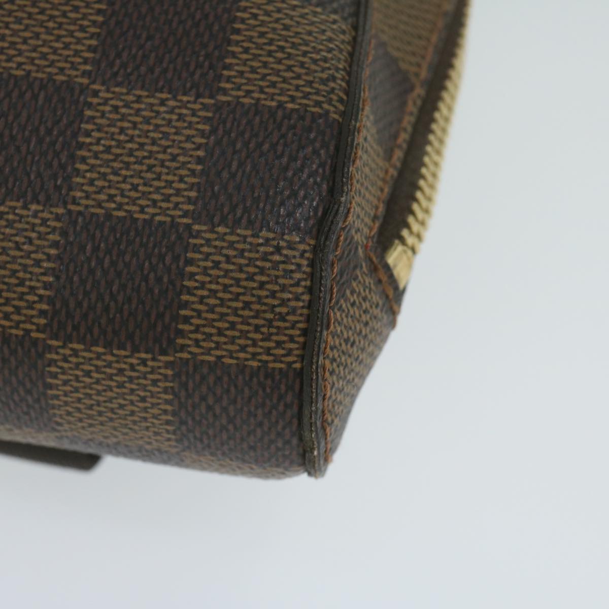 Classic Checkered Canvas Shoulder Bag