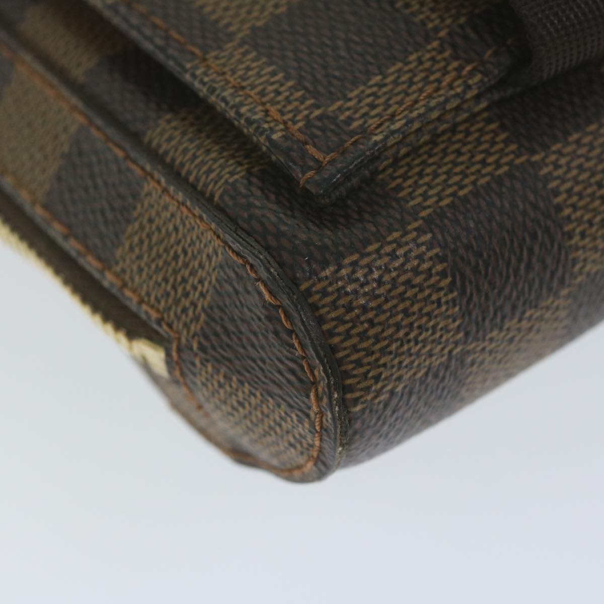 Classic Checkered Canvas Shoulder Bag