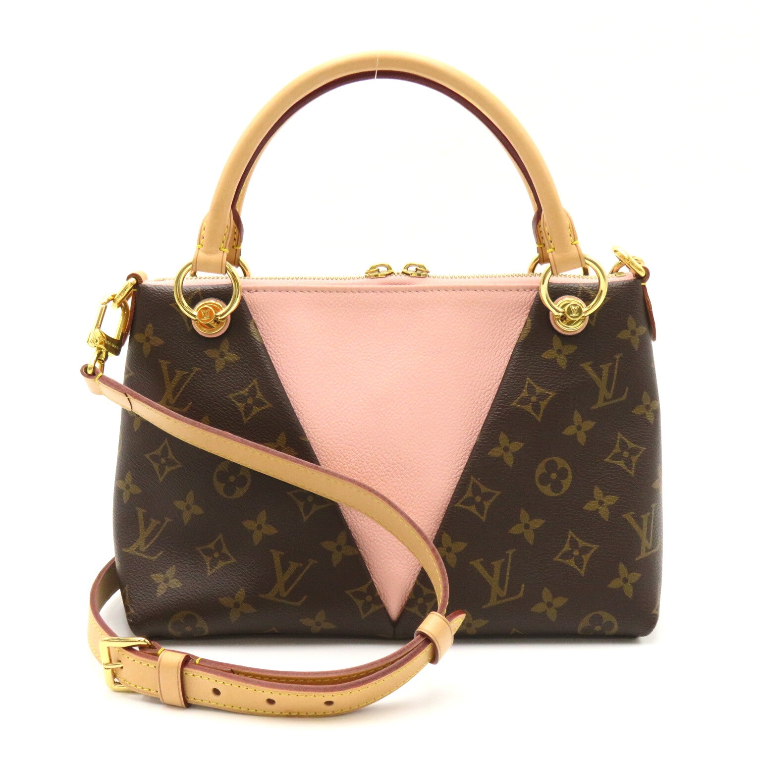 Louis Vuitton V Toot BB Handbag Handbag PVC Coated Canvas Monogram  Brown M43967