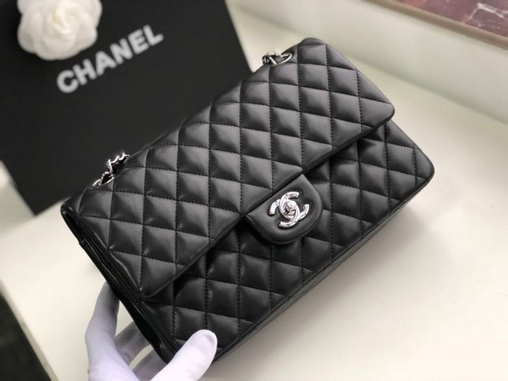 CHL Classic HandBag Black For Women 9.9in/25.5cm A01112