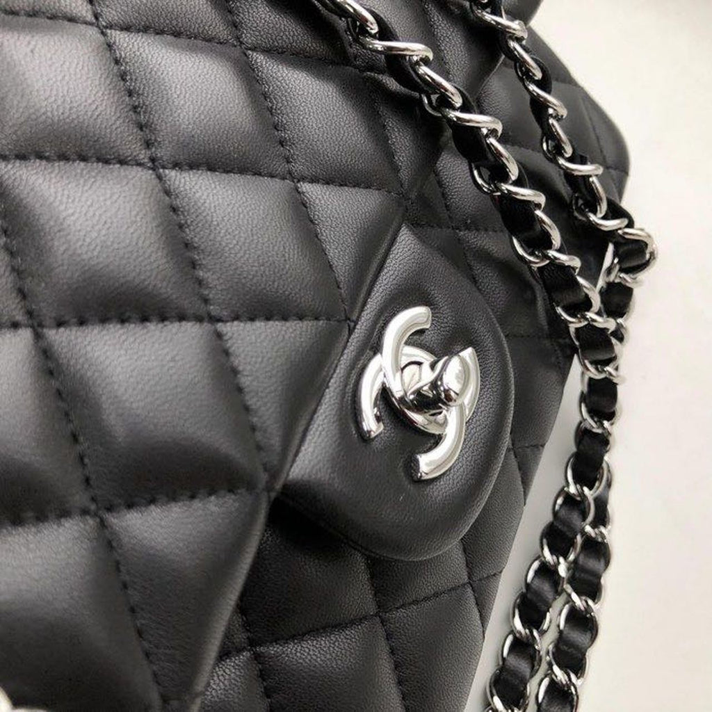 CHL Classic HandBag Black For Women 9.9in/25.5cm A01112