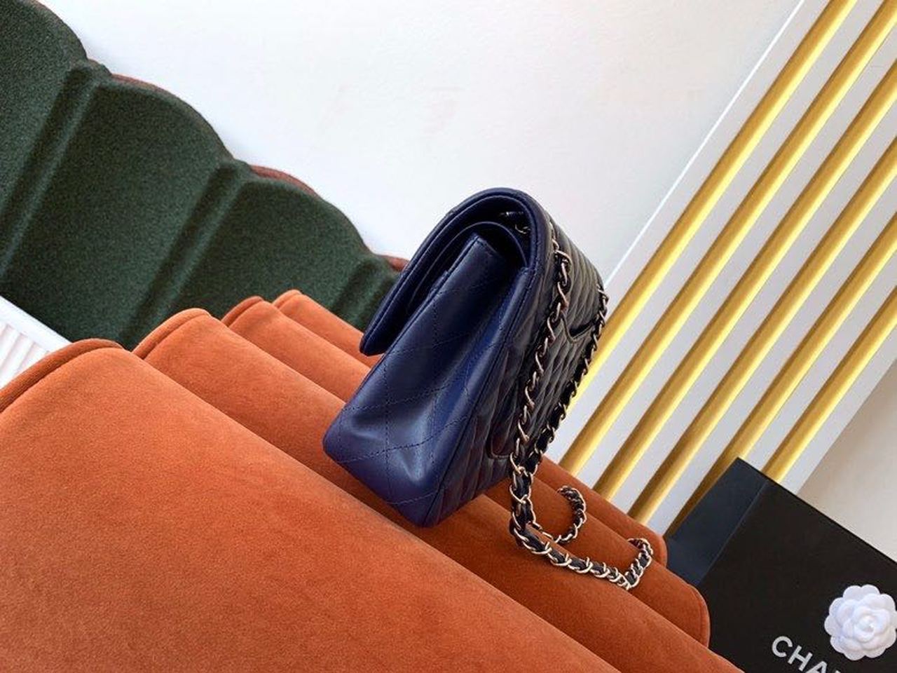 CHL Classic Handbag Navy Blue For Women, Women’s Bags, Shoulder And Crossbody Bags 10.2in/26cm A01112