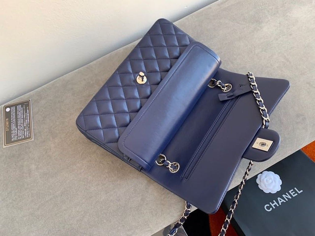 CHL Classic Handbag Navy Blue For Women, Women’s Bags, Shoulder And Crossbody Bags 10.2in/26cm A01112