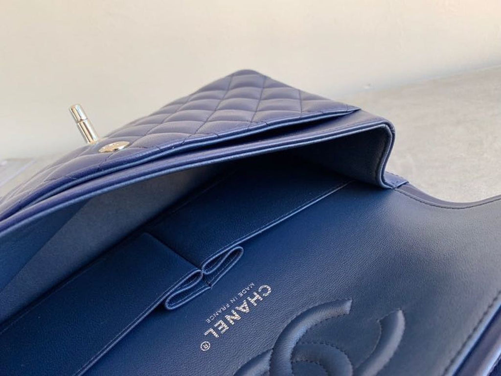 CHL Classic Handbag Navy Blue For Women, Women’s Bags, Shoulder And Crossbody Bags 10.2in/26cm A01112