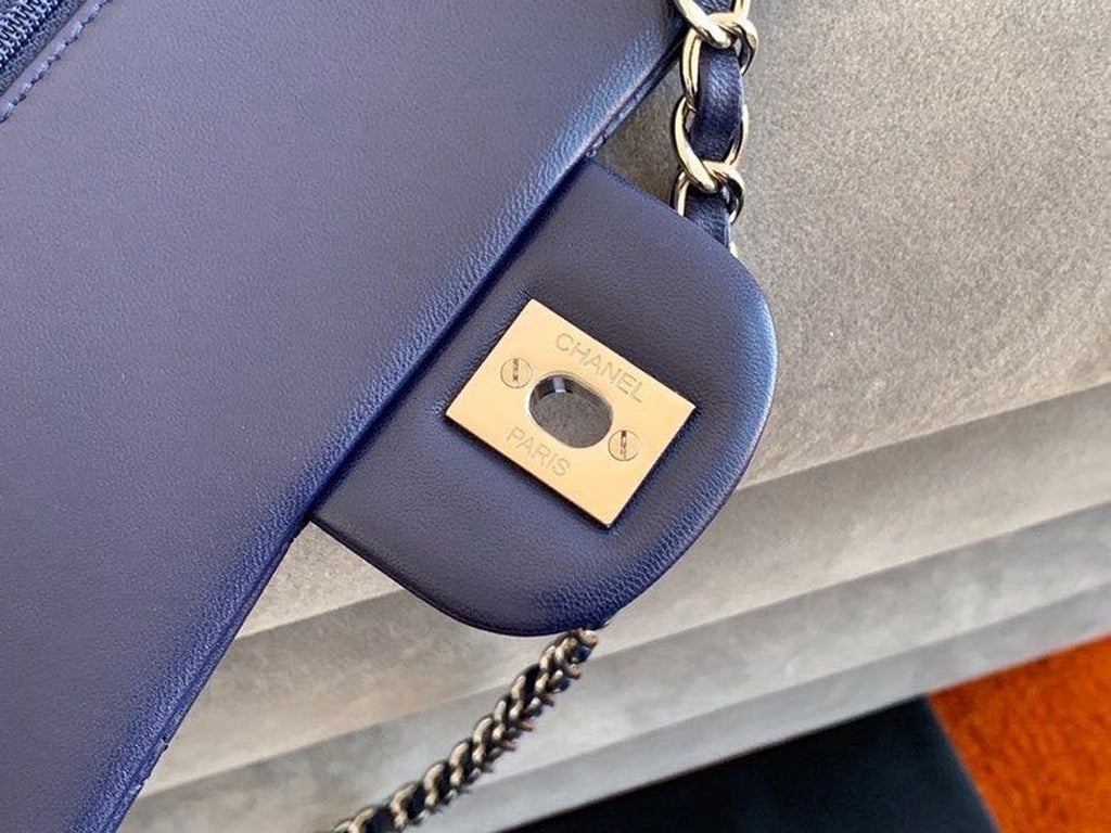 CHL Classic Handbag Navy Blue For Women, Women’s Bags, Shoulder And Crossbody Bags 10.2in/26cm A01112