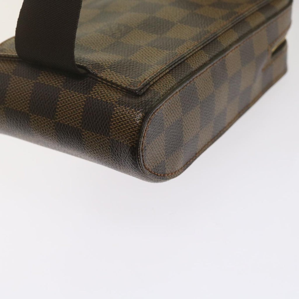 Damier Ebene Canvas Shoulder Bag