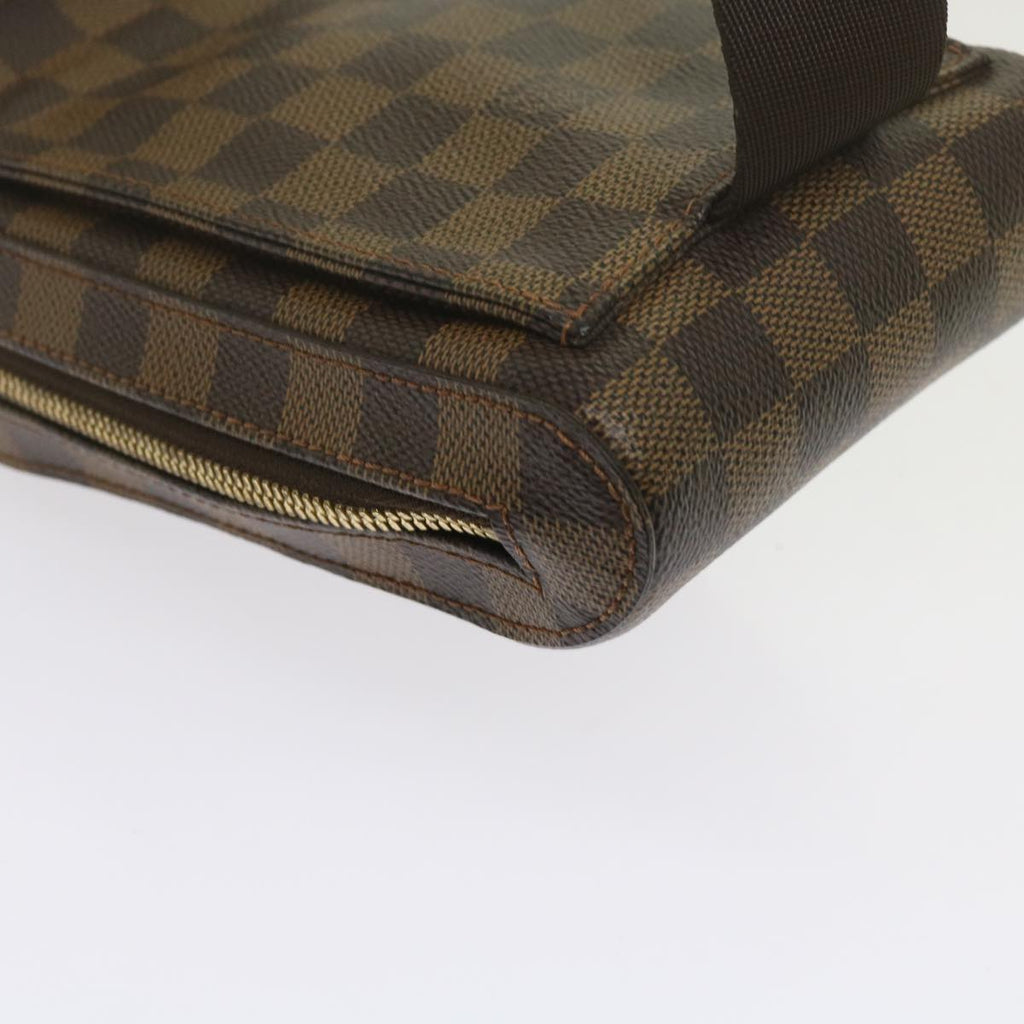 Damier Ebene Canvas Shoulder Bag