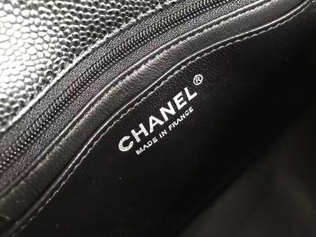 CHLSmall Classic Handbag Silver Hardware Black For Women, Women’s Bags, Shoulder and Crossbody Bags 7.8in/20cm A01113