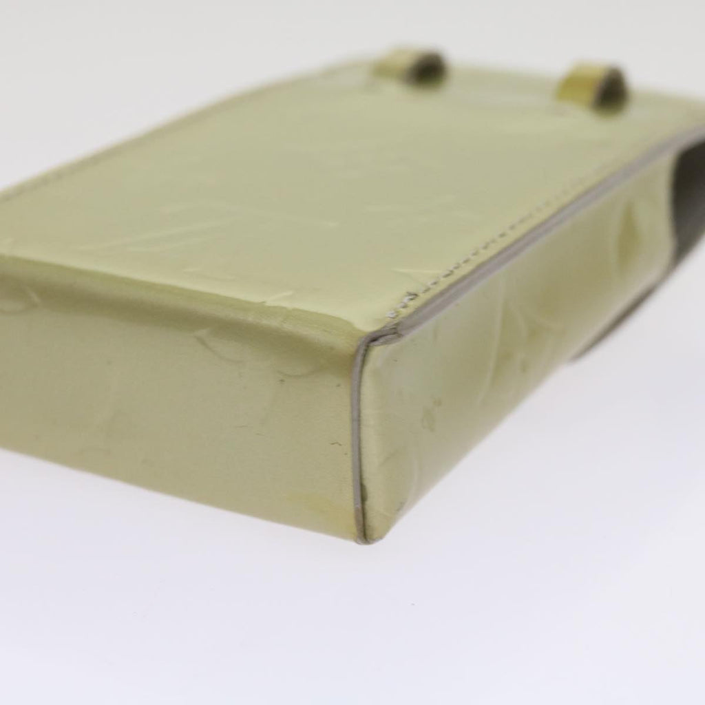 Grey Patent Leather Cigarette Case with Shoulder Strap