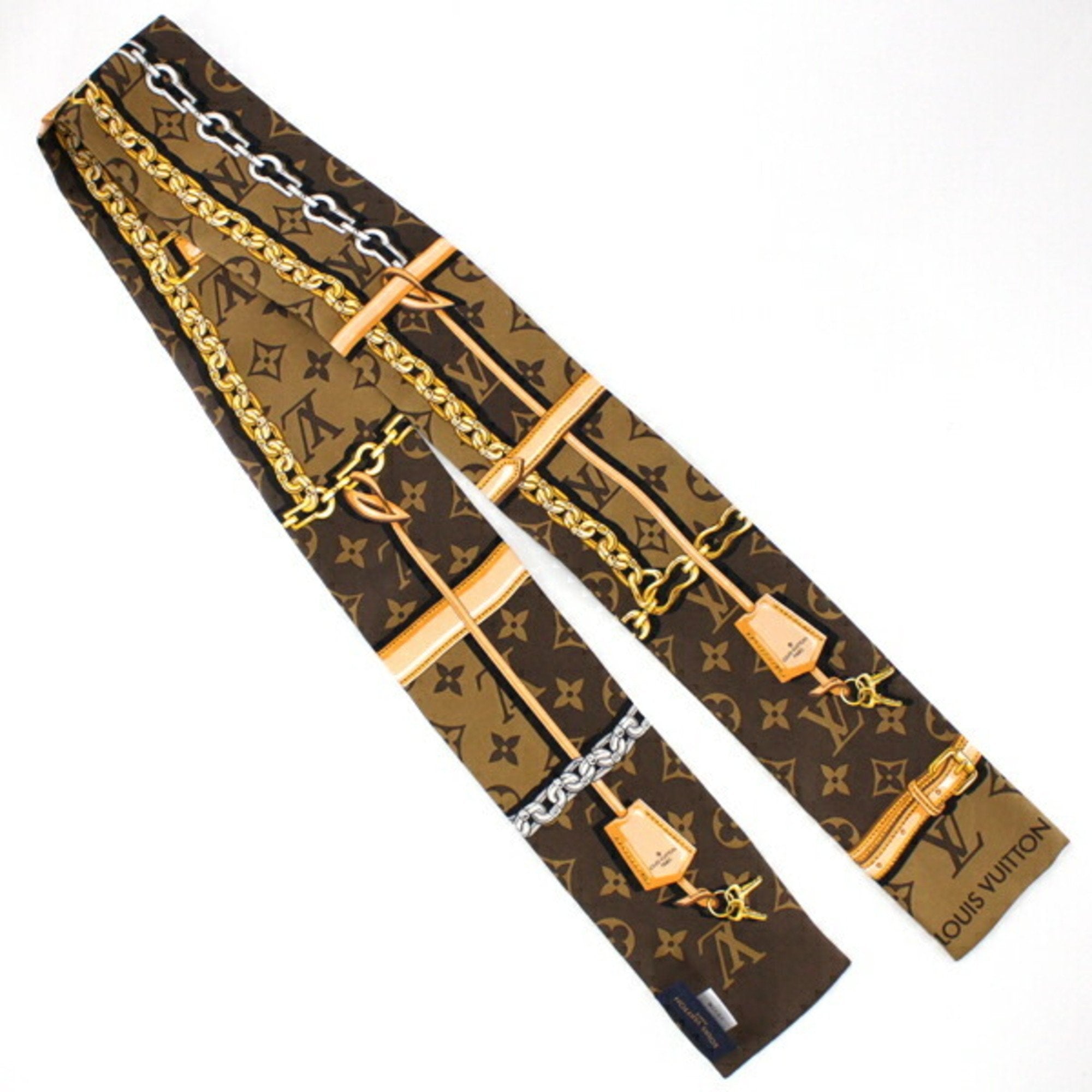 Timeless Brown Silk Scarf