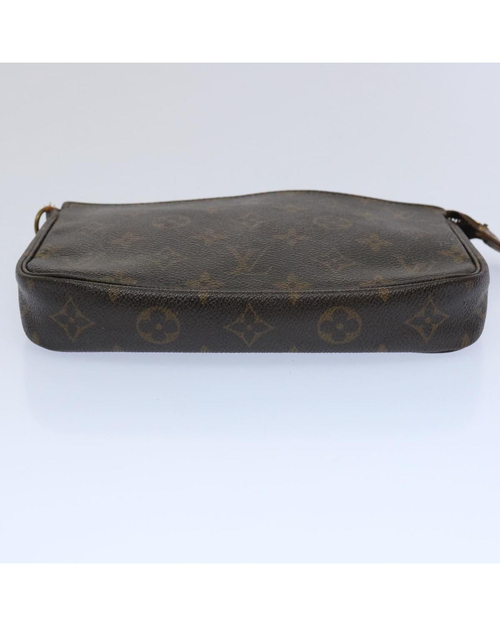 Monogram Canvas Pouch with Scratches and Tear - France