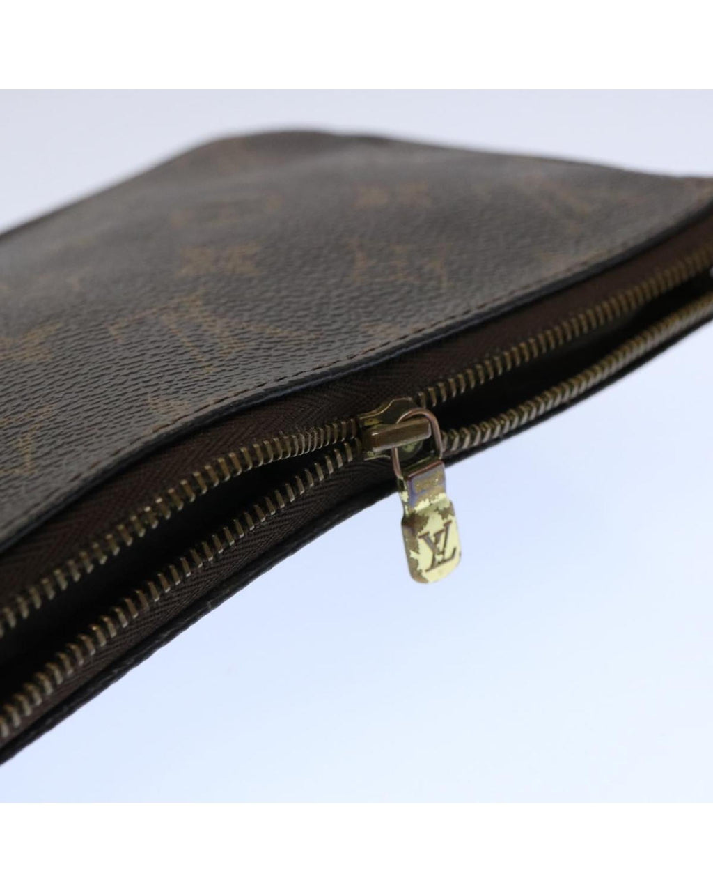 Monogram Canvas Pouch with Scratches and Tear - France