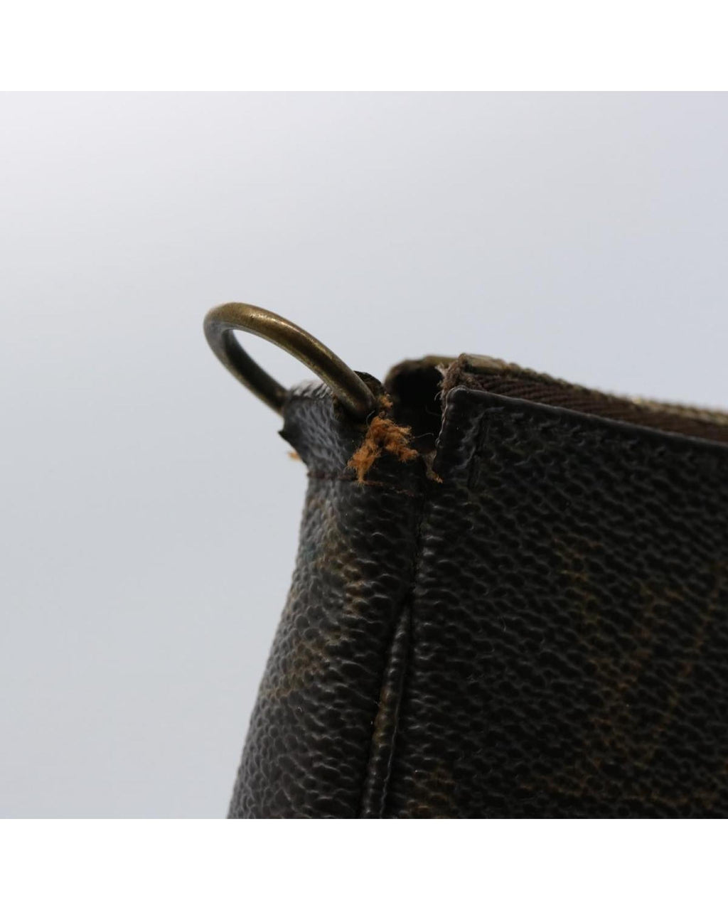 Monogram Canvas Pouch with Scratches and Tear - France