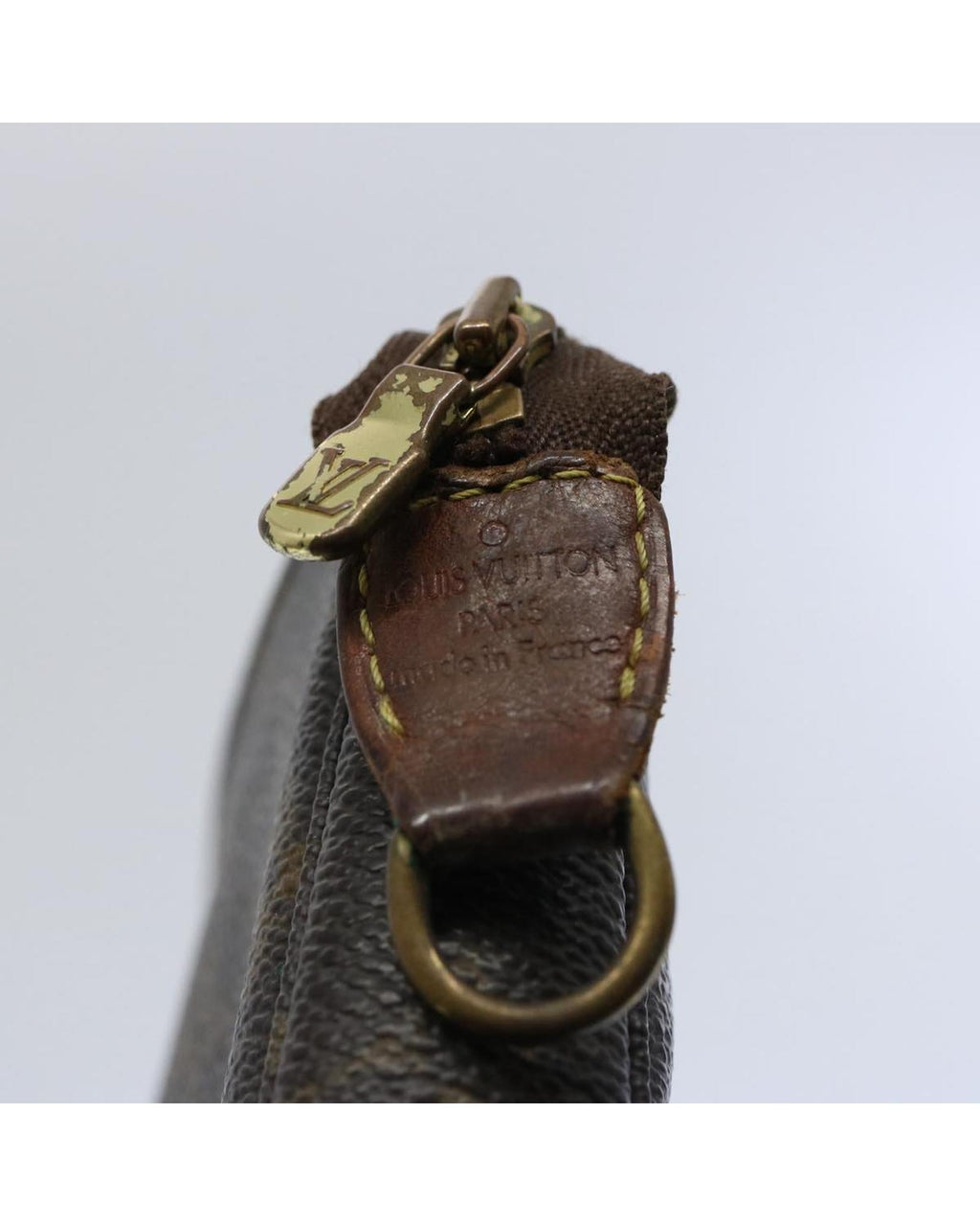 Monogram Canvas Pouch with Scratches and Tear - France