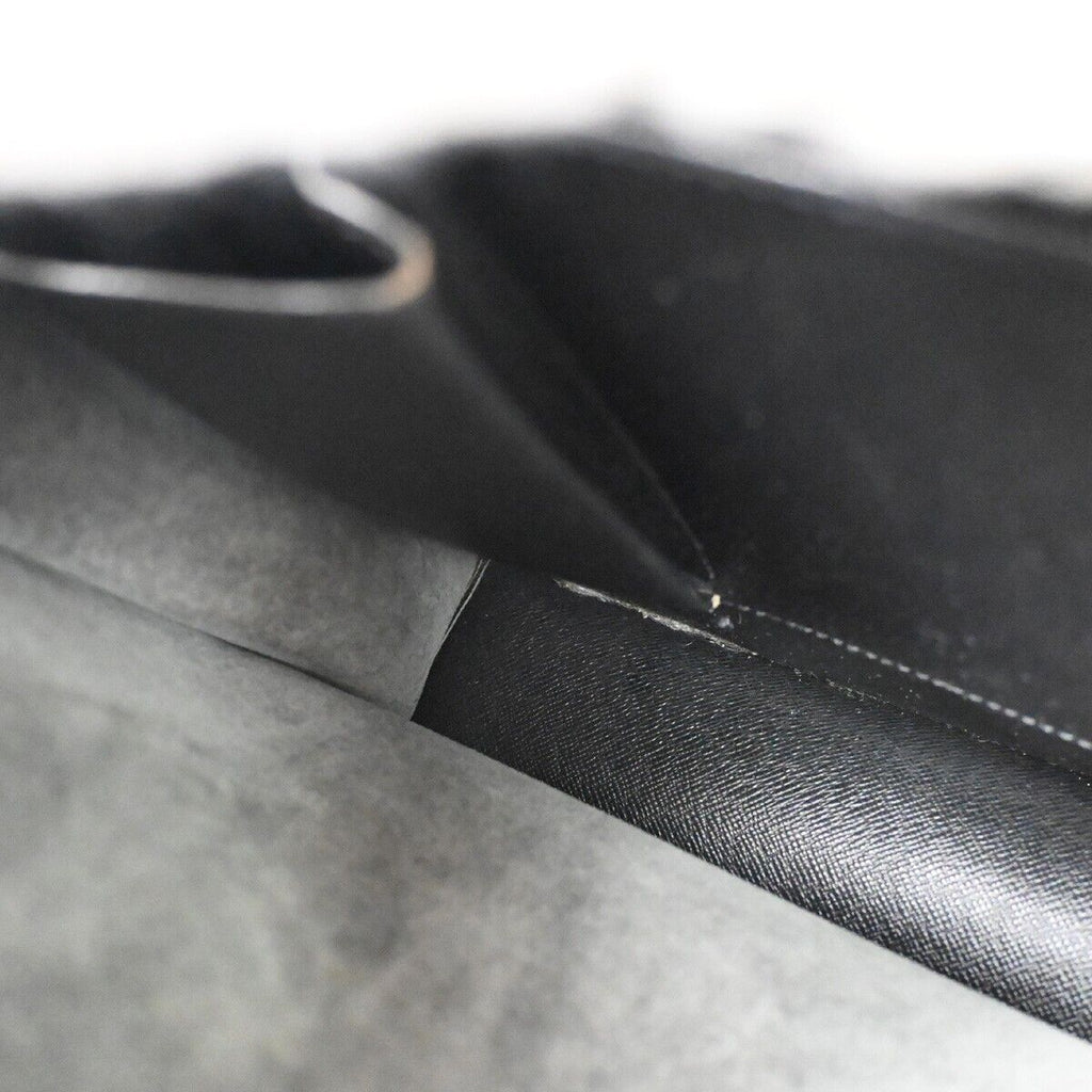 Sleek Leather Briefcase with Two Compartments