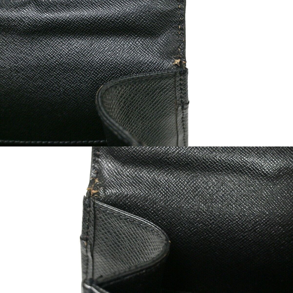Sleek Leather Briefcase with Two Compartments