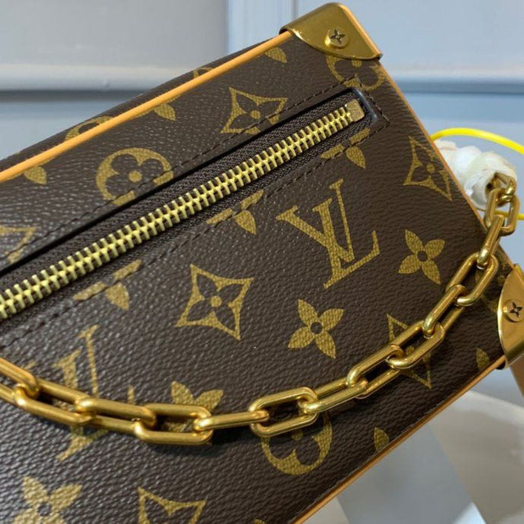 LV Mini Soft Trunk Monogram Canvas For Women, WoBags, Shoulder And Crossbody Bags 7.2in/18.5cm LV M68906