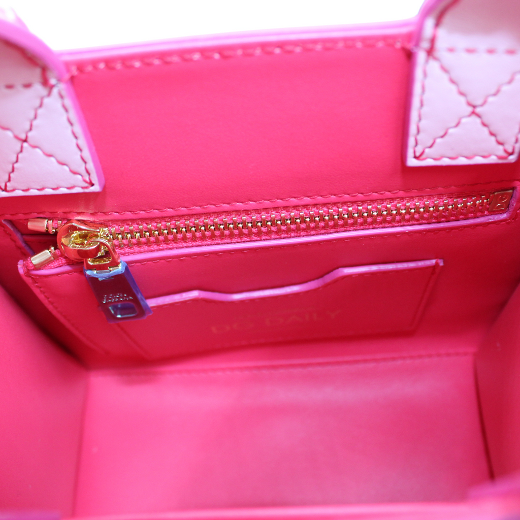 Dolce & Gabbana Ombre-Print Calfskin DG Daily Mini Shopper