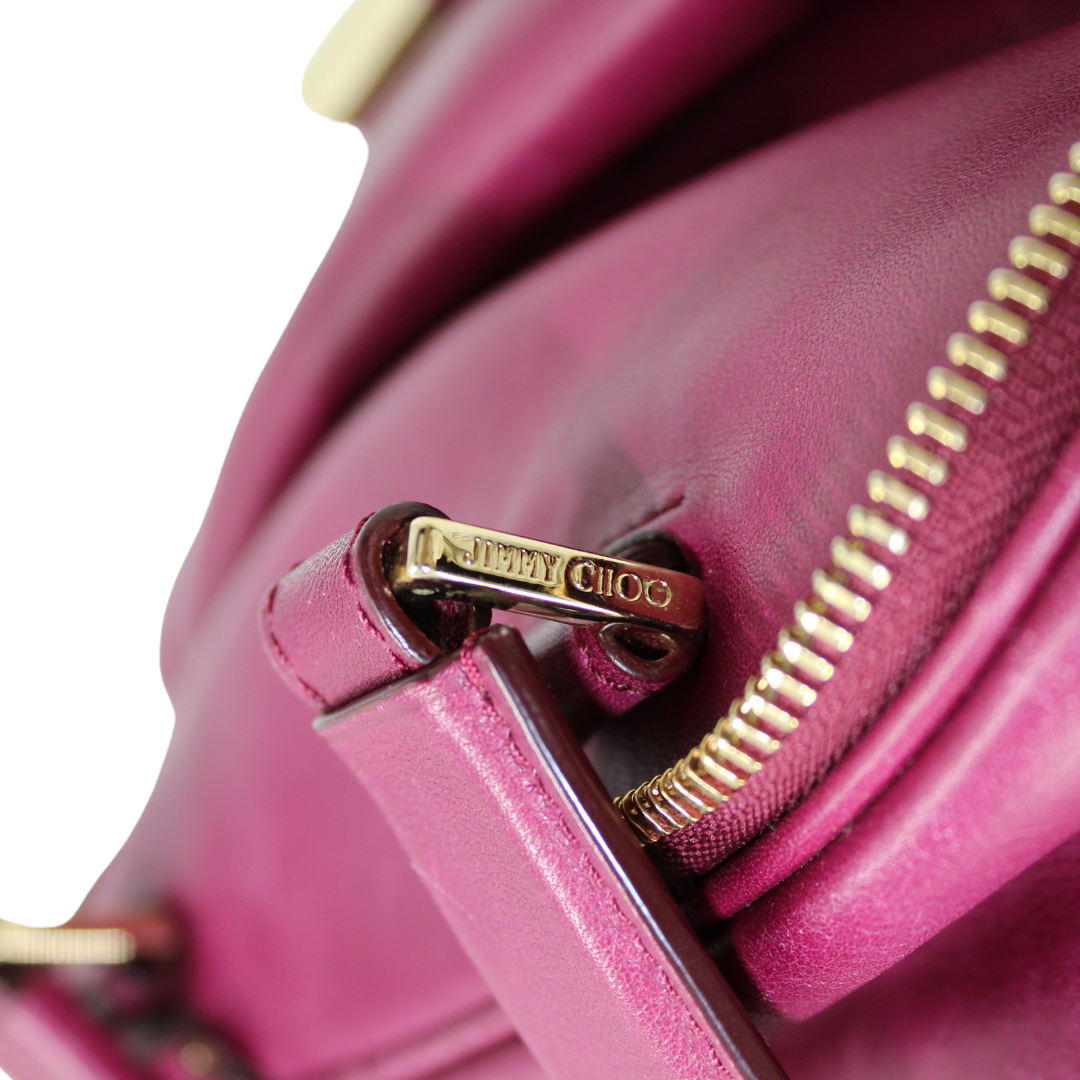 Jimmy Choo Justine Leather Handle Bag