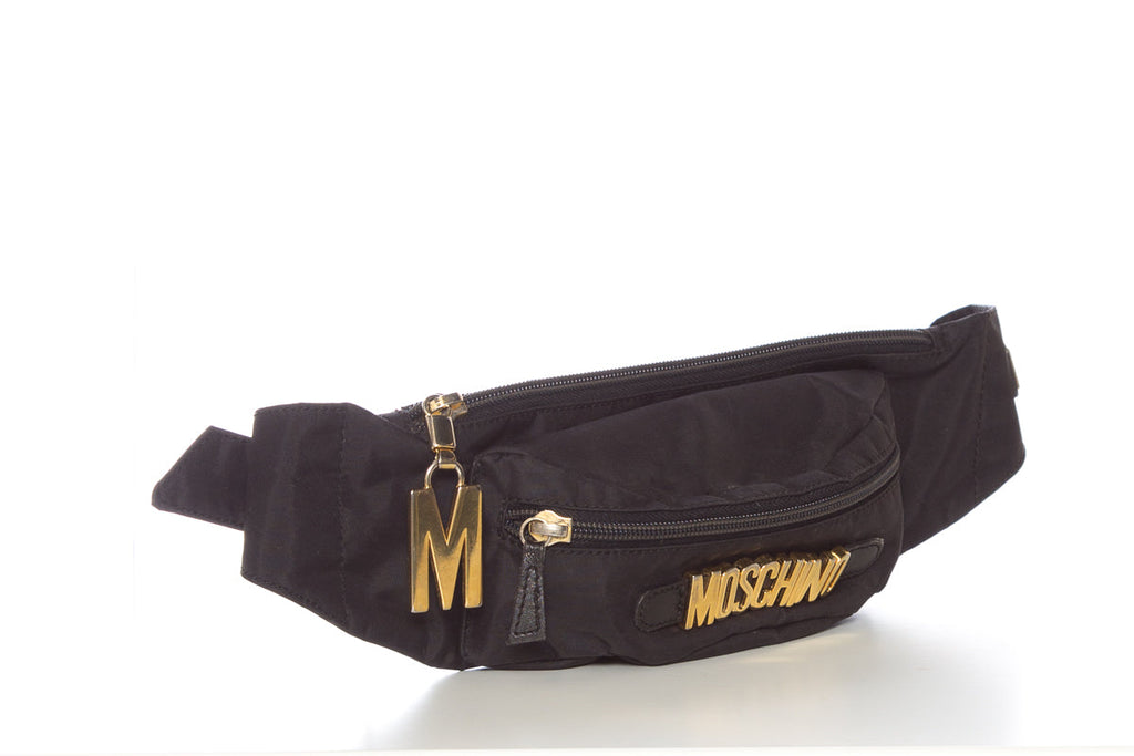 Moschino Black Waist Bag