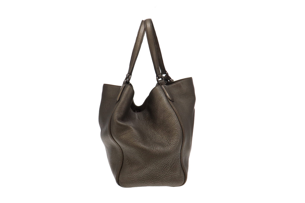 Gucci Metallic Green Soho Hobo Bag