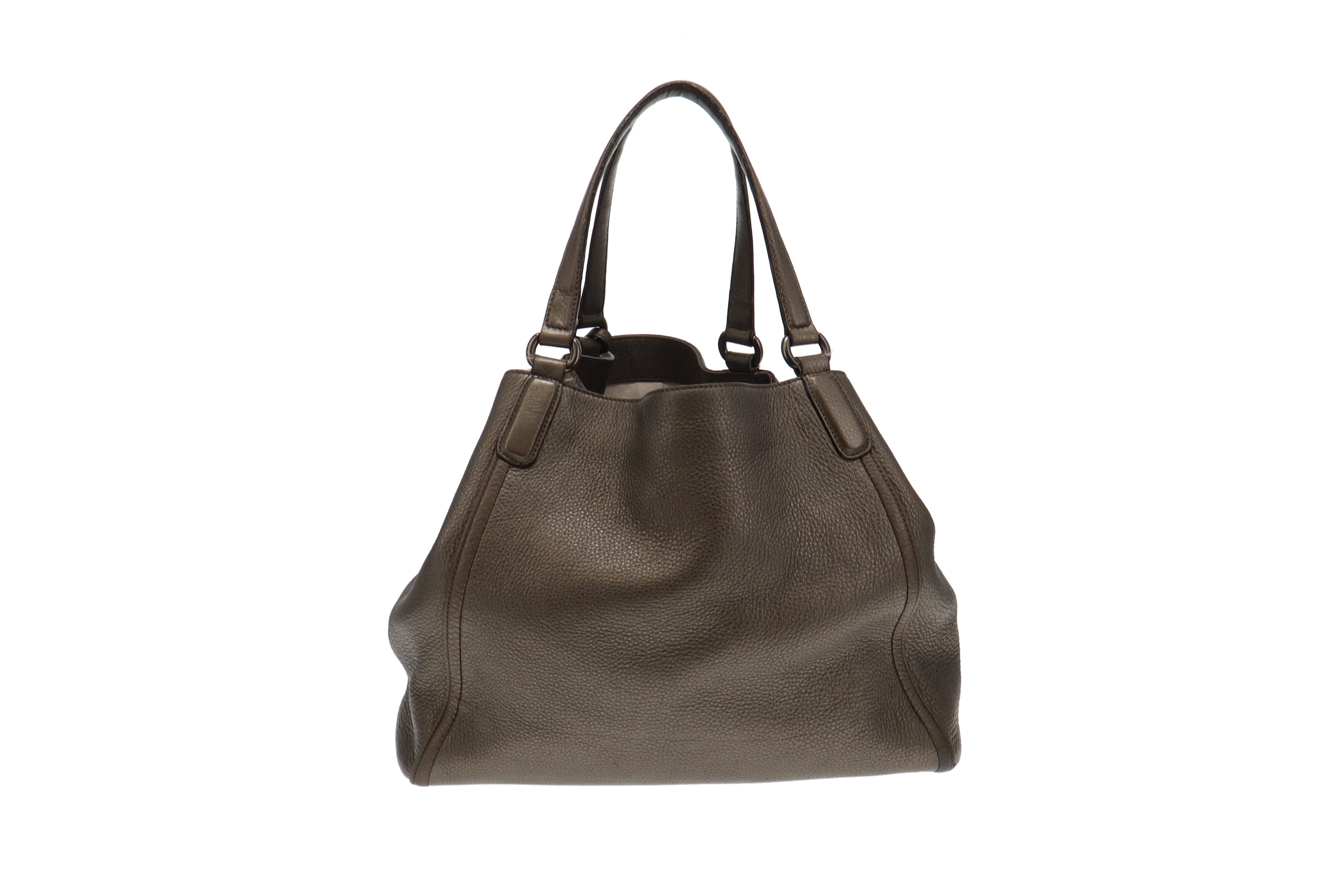 Gucci Metallic Green Soho Hobo Bag